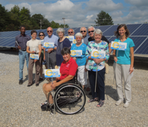 A few of the first participants in Laurens Electric's Community Solar Farm